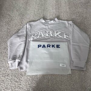 Parke Light Gray Women's Crewneck Sweater
